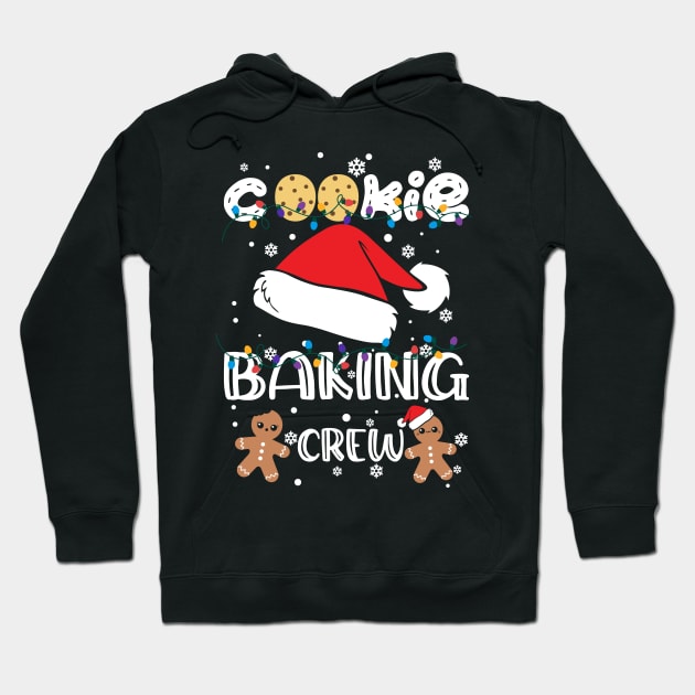 Christmas Lights Christmas Cookie Baking Crew Hoodie by jodotodesign